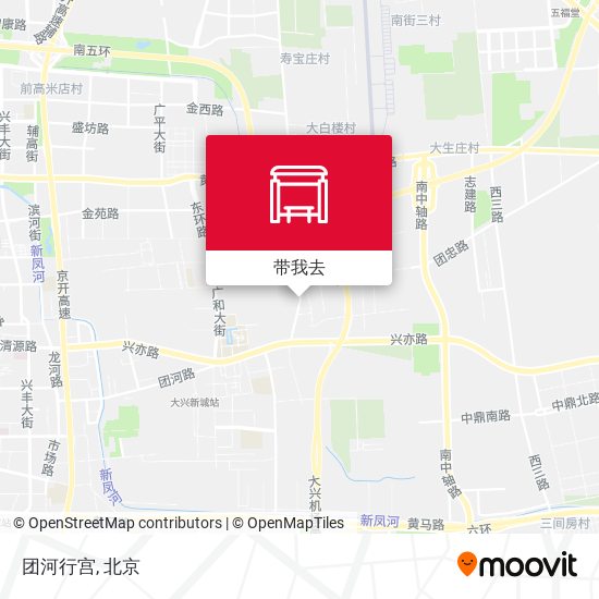 团河行宫地图