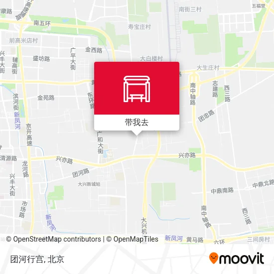 团河行宫地图