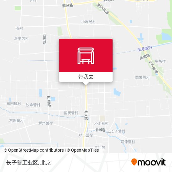 长子营工业区地图