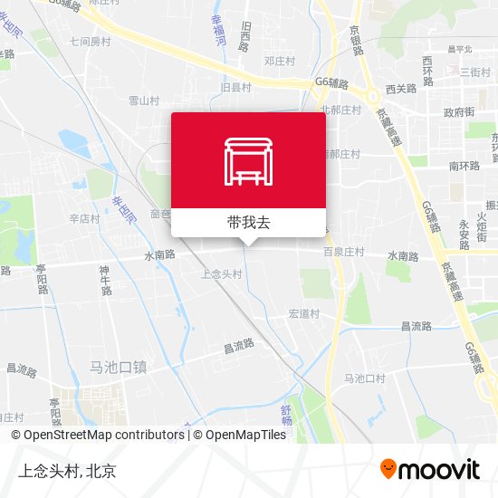 上念头村地图