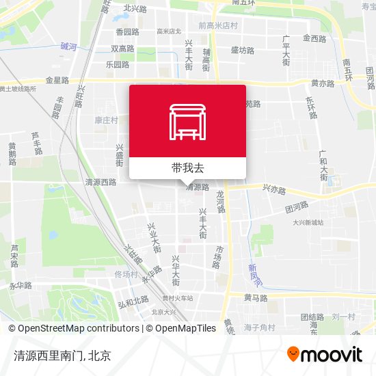 清源西里南门地图