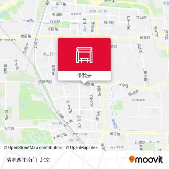 清源西里南门地图