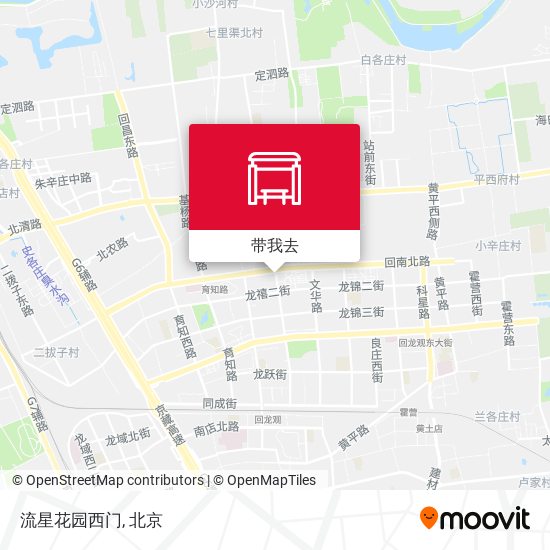 流星花园西门地图
