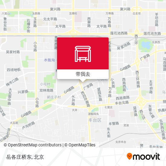 岳各庄桥东地图