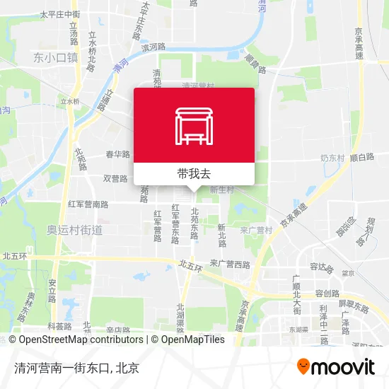 清河营南一街东口地图