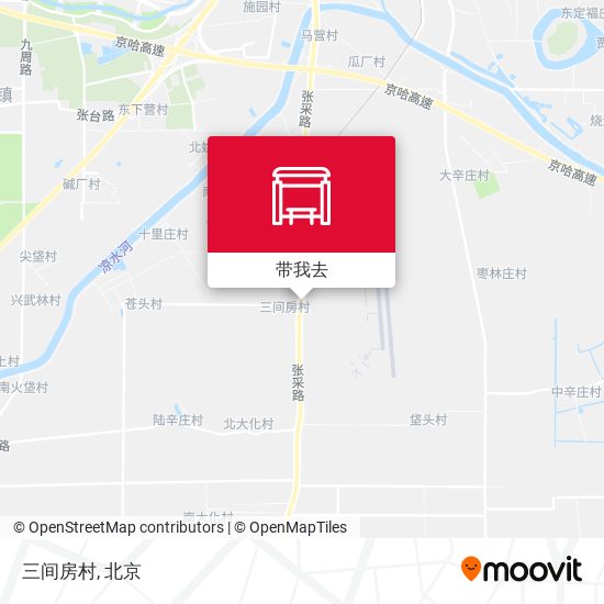 三间房村地图