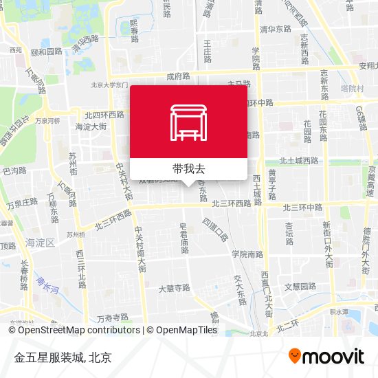 金五星服装城地图