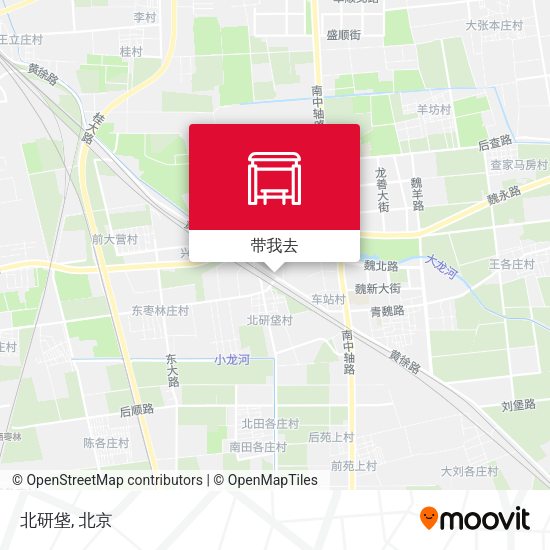 北研垡地图