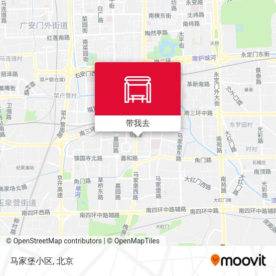 马家堡小区地图