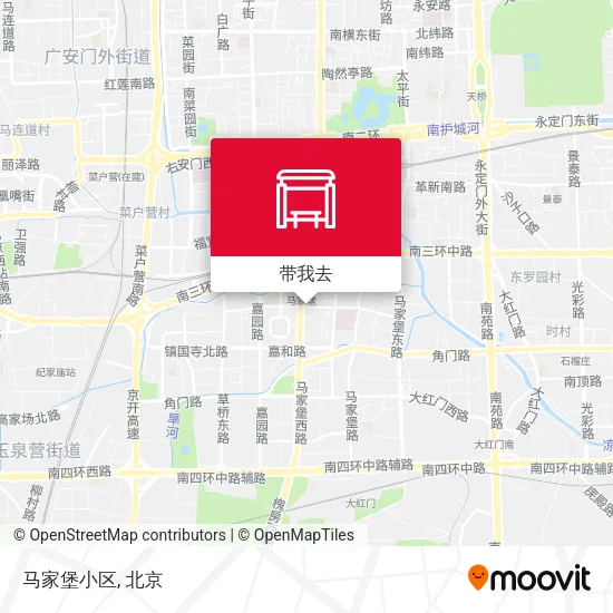 马家堡小区地图