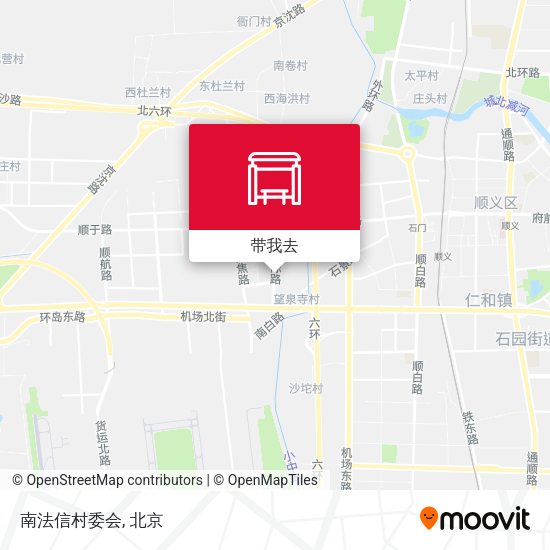南法信村委会地图