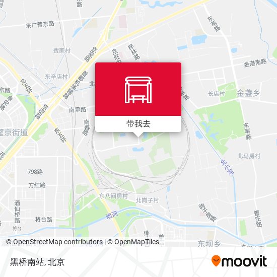 黑桥南站地图