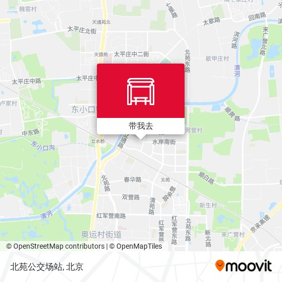 北苑公交场站地图