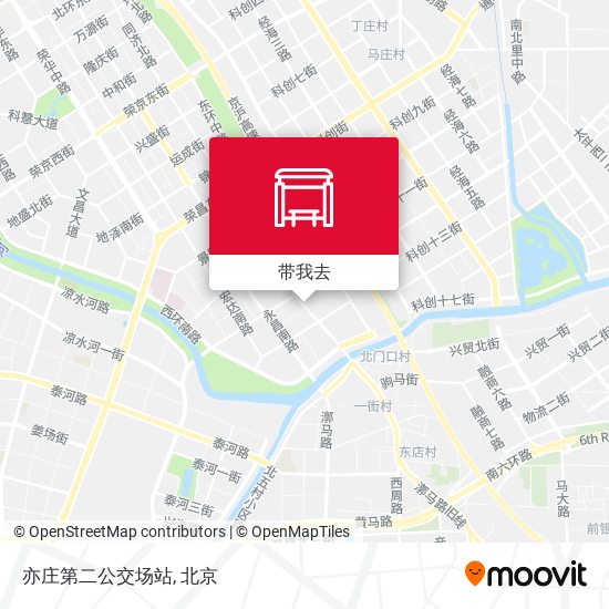 亦庄第二公交场站地图