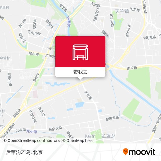 后苇沟环岛地图