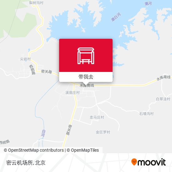 密云机场所地图