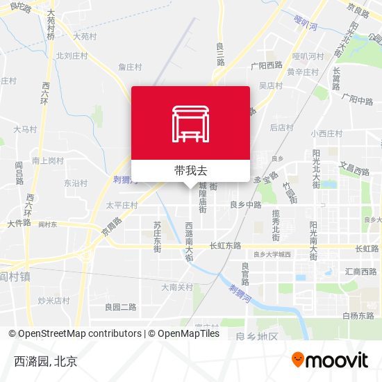 西潞园地图