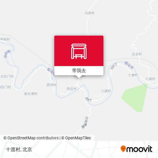 十渡村地图