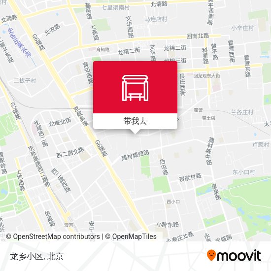 龙乡小区地图