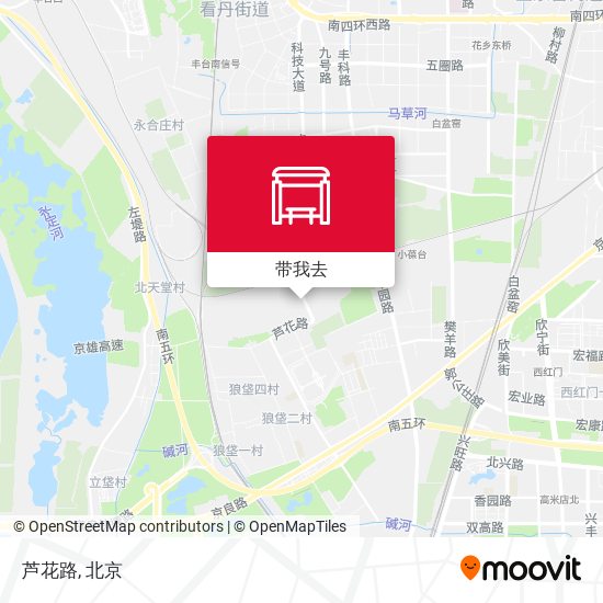 芦花路地图