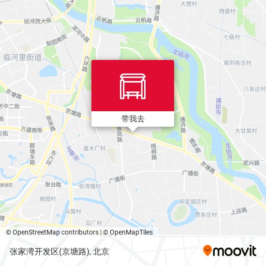 张家湾开发区(京塘路)地图