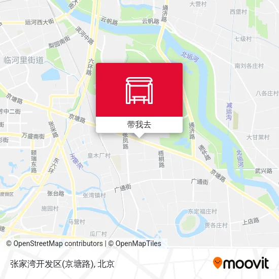张家湾开发区(京塘路)地图