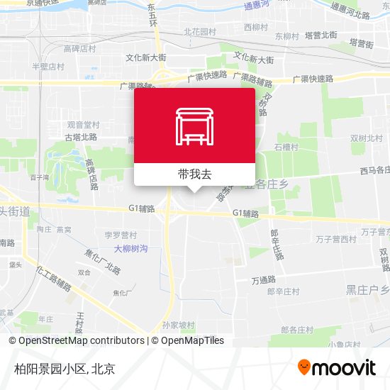 柏阳景园小区地图