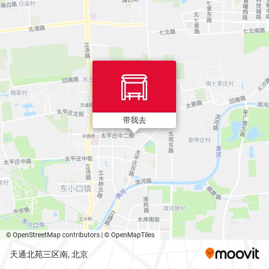 天通北苑三区南地图