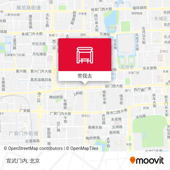 宣武门内地图