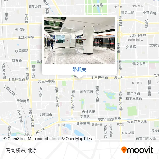 马甸桥东地图
