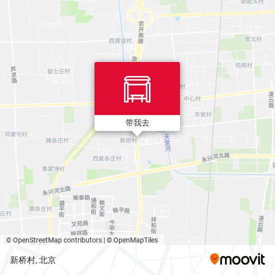 新桥村地图