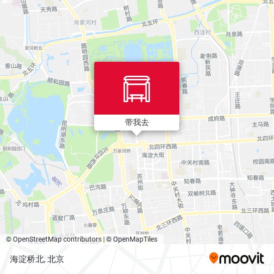 海淀桥北地图
