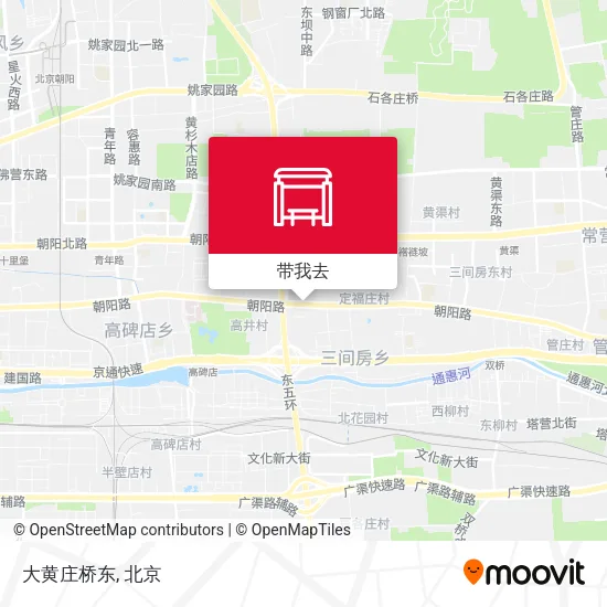 大黄庄桥东地图