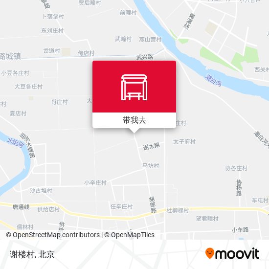 谢楼村地图