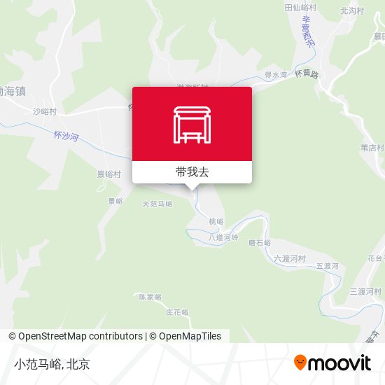 小范马峪地图