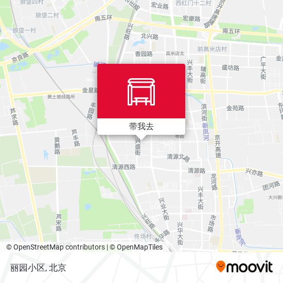 丽园小区地图