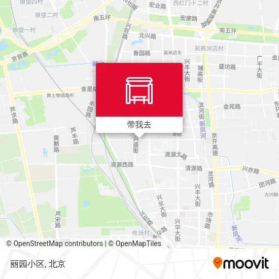 丽园小区地图