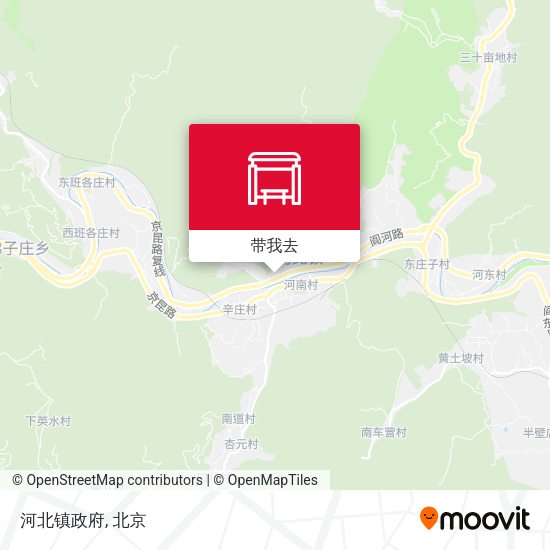 河北镇政府地图