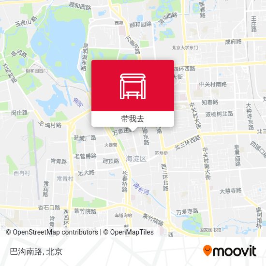 巴沟南路地图