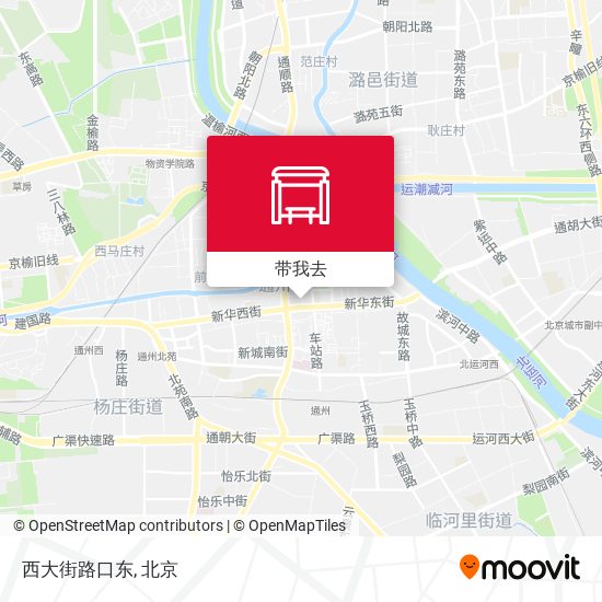 西大街路口东地图