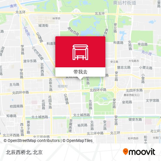 北辰西桥北地图