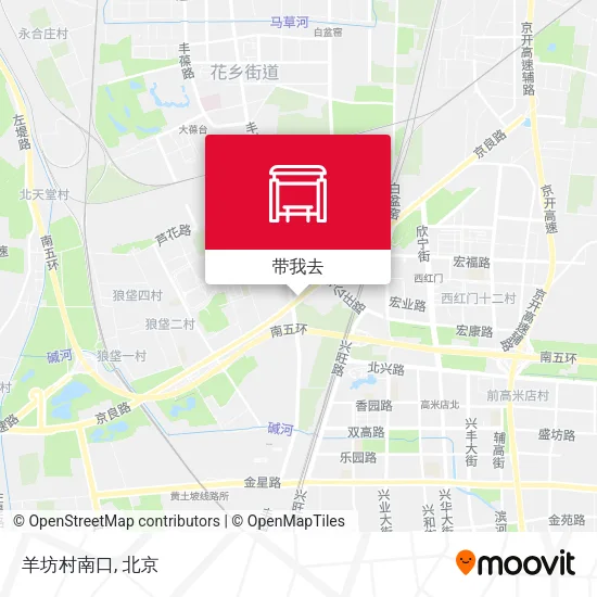 羊坊村南口地图