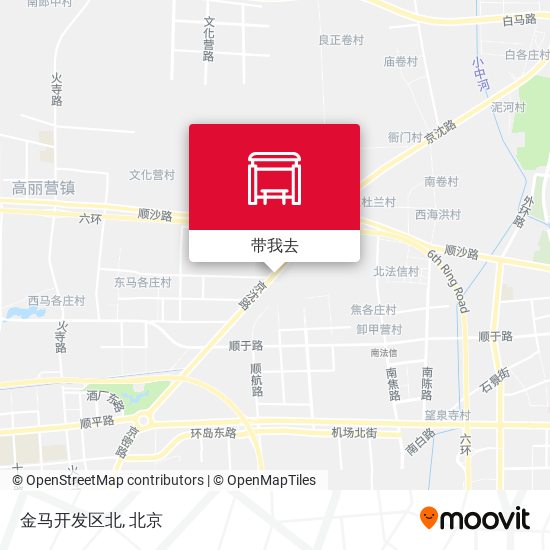 金马开发区北地图