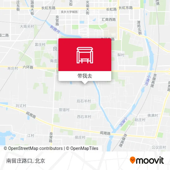 南留庄路口地图