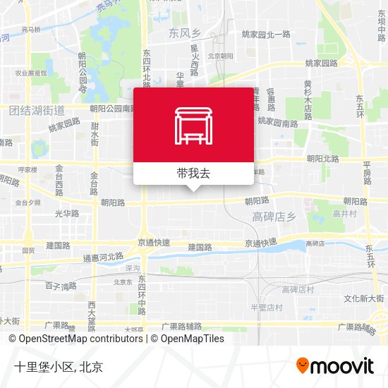 十里堡小区地图