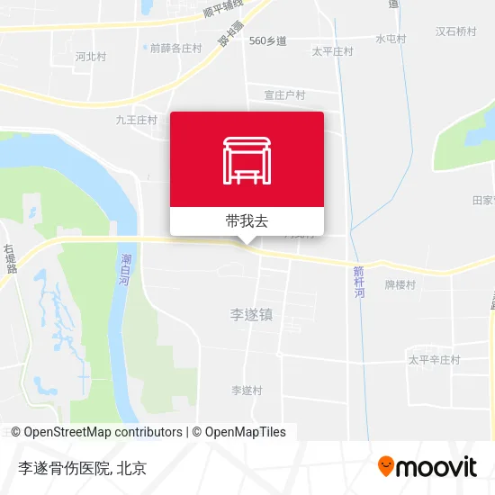李遂骨伤医院地图