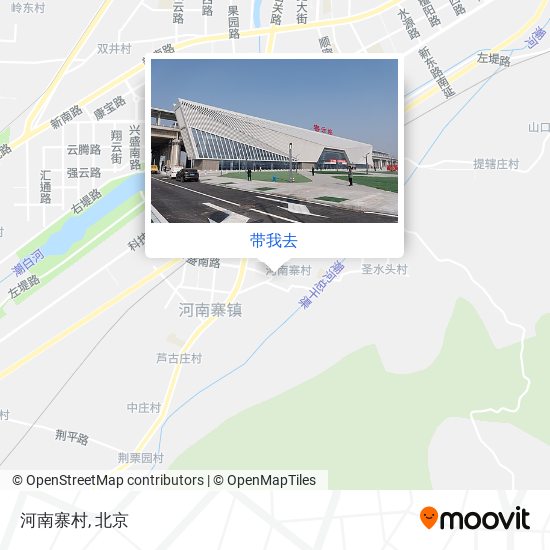 河南寨村地图