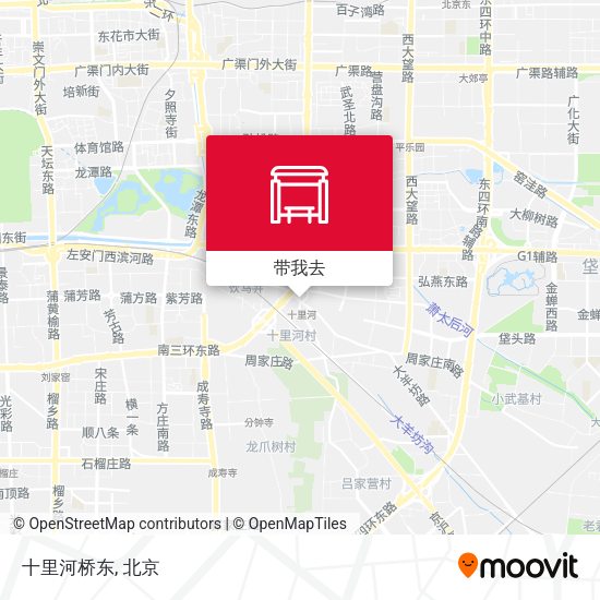 十里河桥东地图