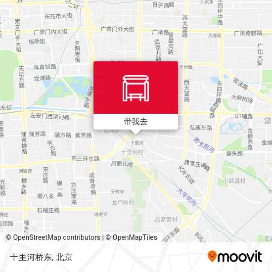 十里河桥东地图