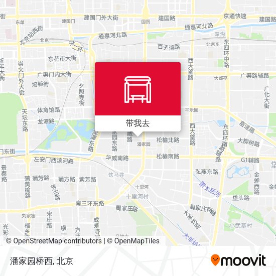 潘家园桥西地图